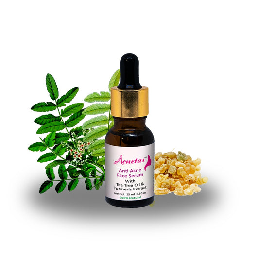 ACNETAS ANTI ACNE FACE SERUM With Tea Tree Oil & Turmeric Extract