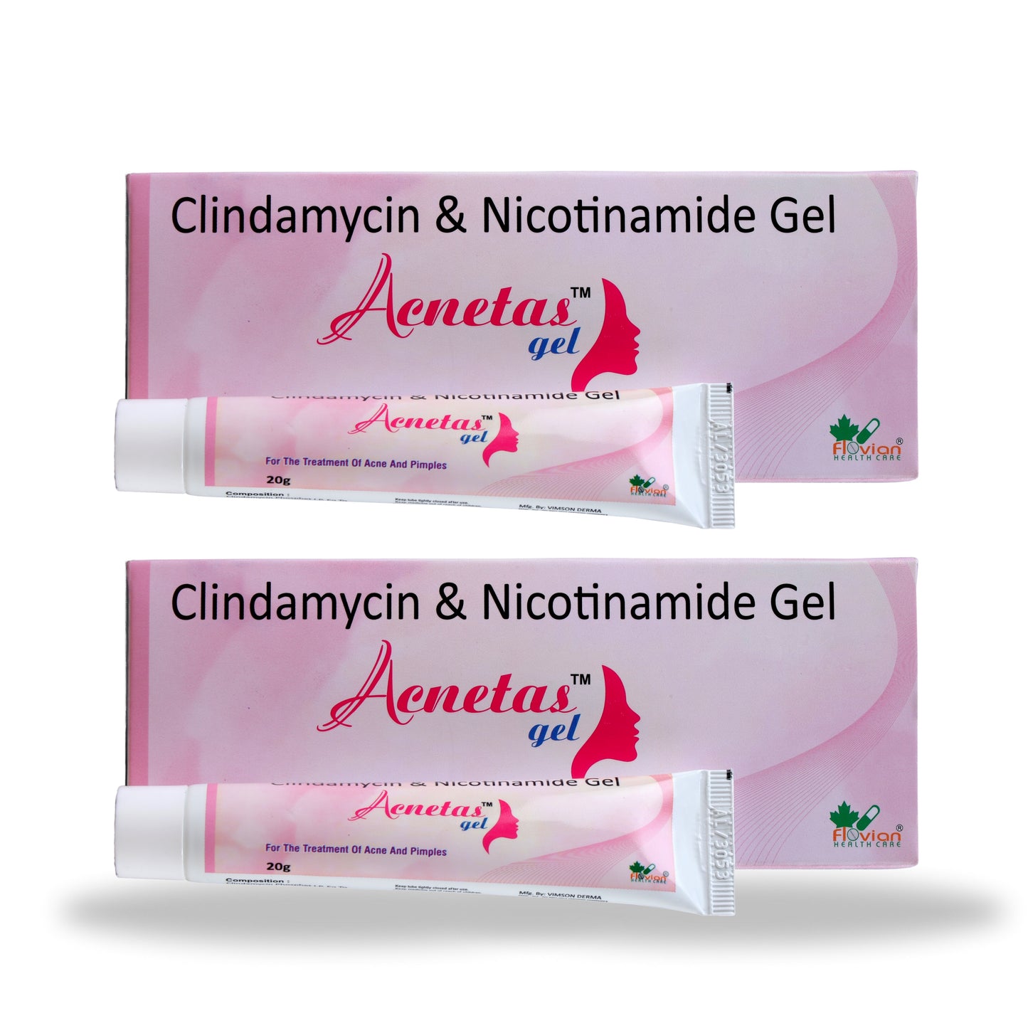 Acnetas Gel For The Treatment Of Acne And Pimple Pack Of (20gm) Each (2)