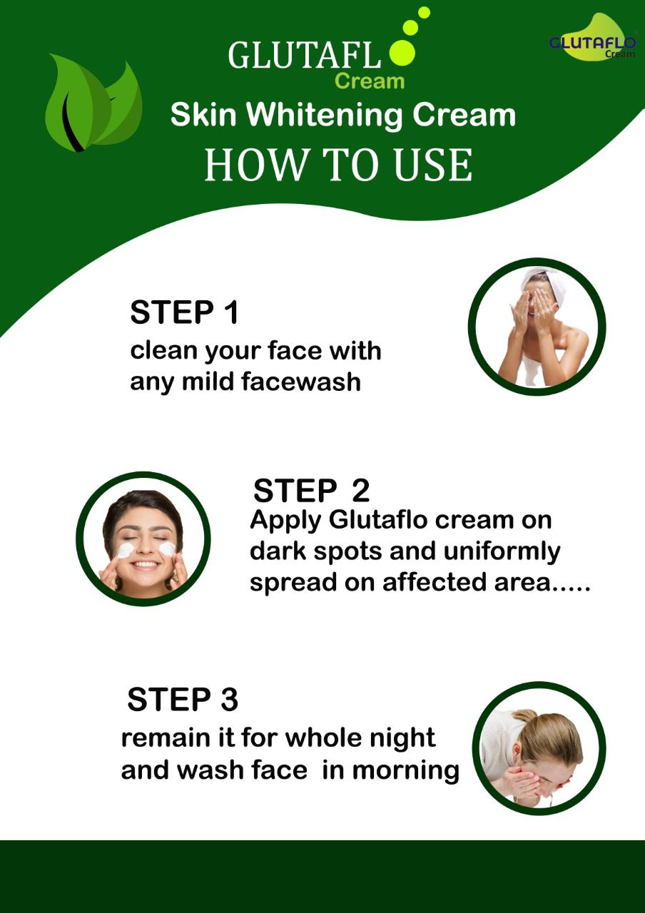 GLUTAFLO Men's and Women's Glutathione Face Cream For Melasma, Dark Spots, Hyperpigmentation, Anti Ageing, Acanthosis Nigricans, Black Neck with vitamin C & E & B3 And Kojic Acid